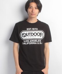 JEANS MATE(ジーンズメイト)/【OUTDOOR　PRODUCTS】オリジナルプリントTシャツ/ブラック