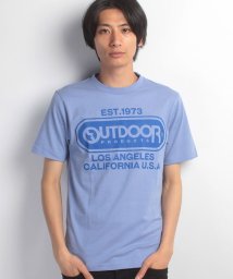 JEANS MATE(ジーンズメイト)/【OUTDOOR　PRODUCTS】オリジナルプリントTシャツ/ブルー
