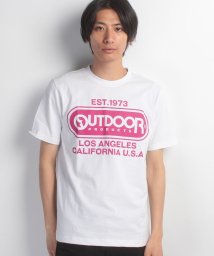 JEANS MATE(ジーンズメイト)/【OUTDOOR　PRODUCTS】オリジナルプリントTシャツ/アイボリー