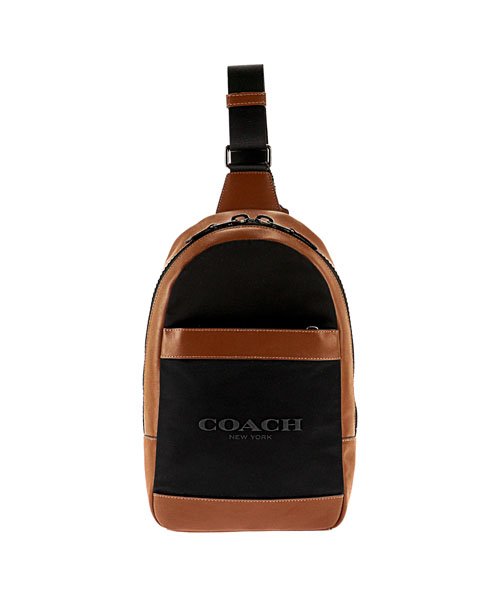 COACH(コーチ)/コーチ　ボディバッグ/ブラウン×ブラック