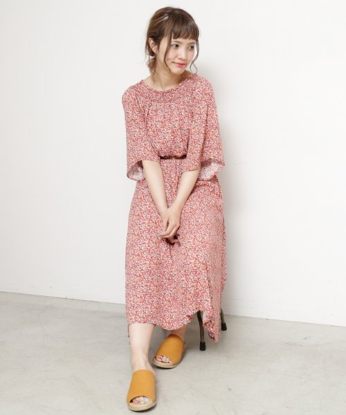 セール 50 Off 楊柳花柄ワンピース レイカズン Ray Cassin Magaseek