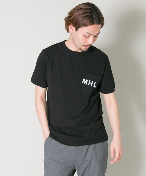 MHL.×URBAN　RESEARCH　別注LOGO　T－SHIRTS