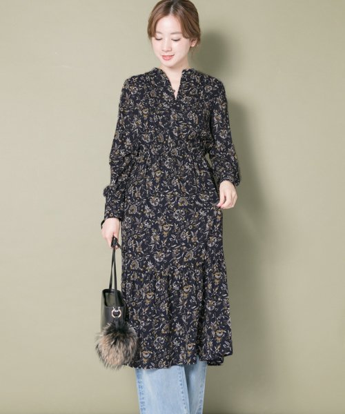 ヴィンテージフラワープリントワンピース アーバンリサーチ Urban Research Magaseek