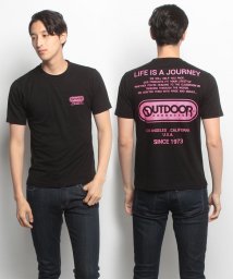 JEANS MATE(ジーンズメイト)/【OUTDOOR　PRODUCTS】バックロゴプリントTシャツ/スミクロ