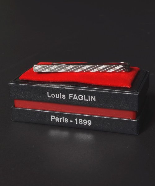 SHIPS MEN(シップス　メン)/LOUIS FAGLIN: チェック ネクタイピン/シルバー