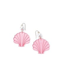 ROSE BUD(ローズバッド)/シェルモチーフフックピアス/SHELL/PINK1