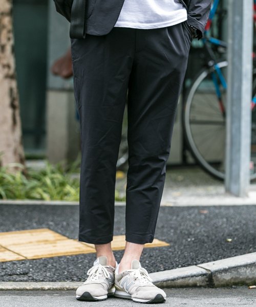 URBAN RESEARCH ROSSO(URBAN　RESEARCH　ROSSO)/【予約】4WAYストレッチタックパンツ/BLACK