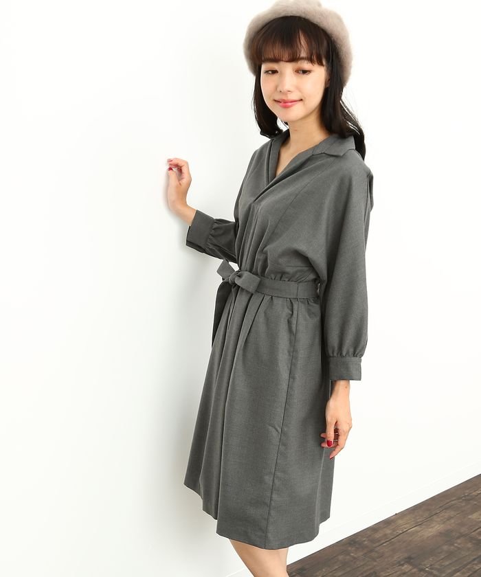 セール きれい目ドルマンシャツワンピース ロペピクニック Rope Picnic Magaseek