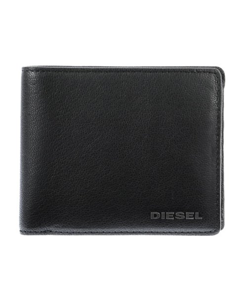 DIESEL(ディーゼル)/ディーゼル　二つ折り財布(小銭入れ付)/ブラック系