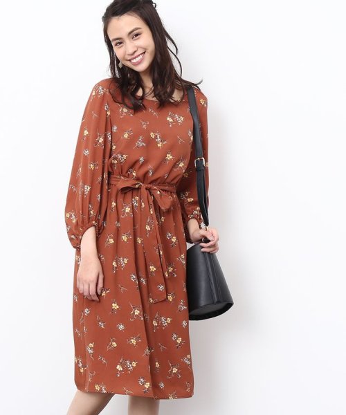 セール 花柄ミモレ丈ワンピース ロペピクニック Rope Picnic Magaseek