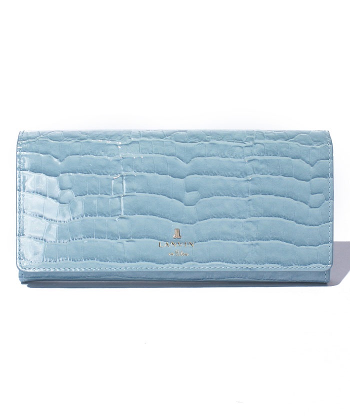 LANVINenBleu(バッグ) マゼンダ フラップ長財布 ブルー F LANVINenBleu(バッグ) マゼンダ フラップ長財布 ブルー F