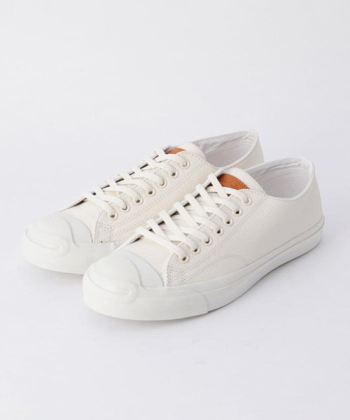 NOLLEY’S goodman(ノーリーズグッドマン)/【CONVERSE / コンバース】JACK PURCELL LEATHERPATCH (1CK 866)/ホワイト