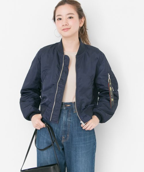 URBAN RESEARCH(アーバンリサーチ)/ALPHA INDUSTRIES×URBAN RESEARCHiD　別注LOOSE FIT MA－1/NAVY