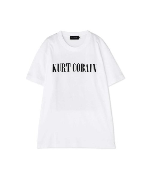 ROSE BUD(ローズバッド)/KURT　COBAIN　Tシャツ/WHT