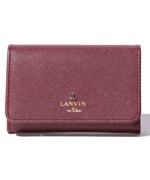 LANVIN en Bleu(BAG)(ランバンオンブルー（バッグ）)/リュクサンブール　名刺入れ/ワイン