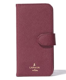 LANVIN en Bleu(BAG)(ランバンオンブルー（バッグ）)/リュクサンブール 手帳型iPhoneケース（iPhone6/6s/7/8/SE対応）/ワイン