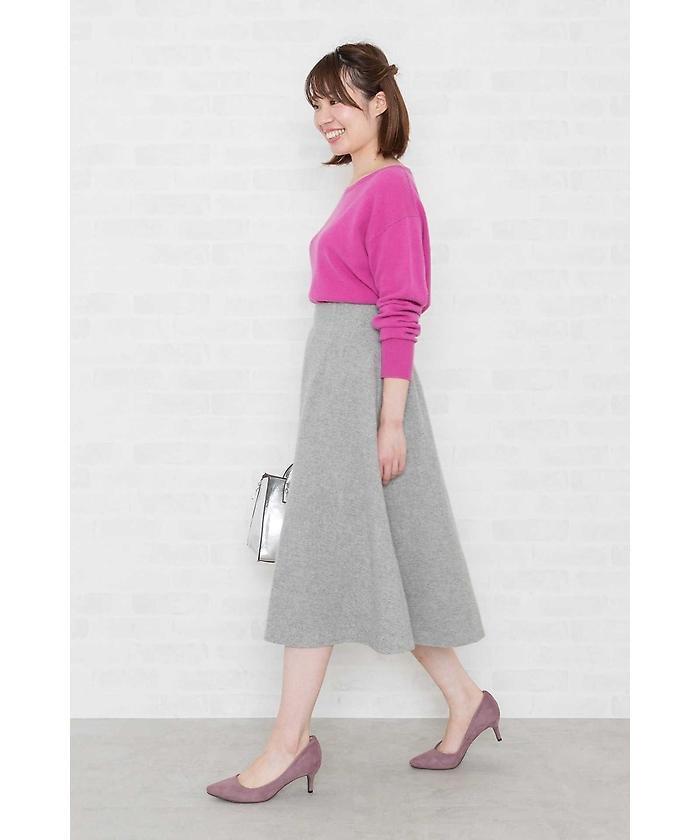 セール Veryコラボ ウールバスケットフレアスカート ナチュラルビューティーベーシック Natural Beauty Basic Magaseek