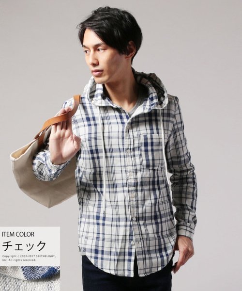 メンズ シャツ メンズファッション ダブルガーゼ 長袖 フードシャツ Spu スプ ガーゼ フード シャツ ザ カジュアル The Casual Magaseek メンズ シャツ メンズファッション ダブルガーゼ 長袖 フードシャツ Spu スプ ガーゼ フード シャツ ザ カジュアル The Casual Magaseek