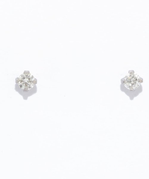 TAKE-UP(テイクアップ)/［セカンドピアス］　Ptダイヤモンドピアス0.08ct/プラチナム