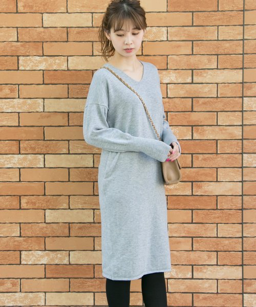 セール Web限定 ベーシックvネックニットワンピース アーバンリサーチ Urban Research Magaseek