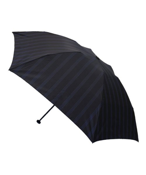 MACKINTOSH PHILOSOPHY(umbrella)(マッキントッシュフィロソフィー（傘）)/マッキントッシュフィロソフィー　UV　ストライプ　Barbrella/ブラック