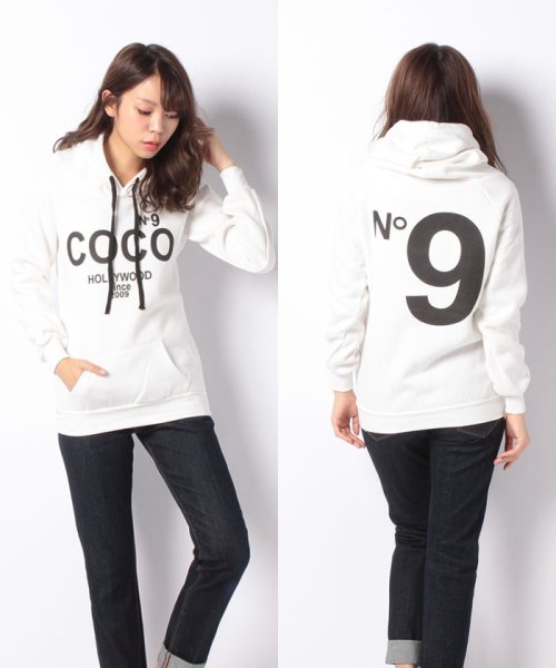セール Cocoプリント裏起毛パーカー スタイルブロック レディース Styleblock Magaseek