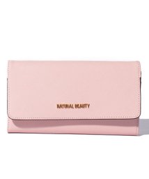 NATURAL BEAUTY(ナチュラルビューティー（バッグ）)/エッジウォレットバッグ/ピンク