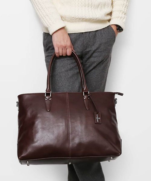 セール Guionnet ギオネ A4 書類収納 ビジネスバッグ 2way Totebag