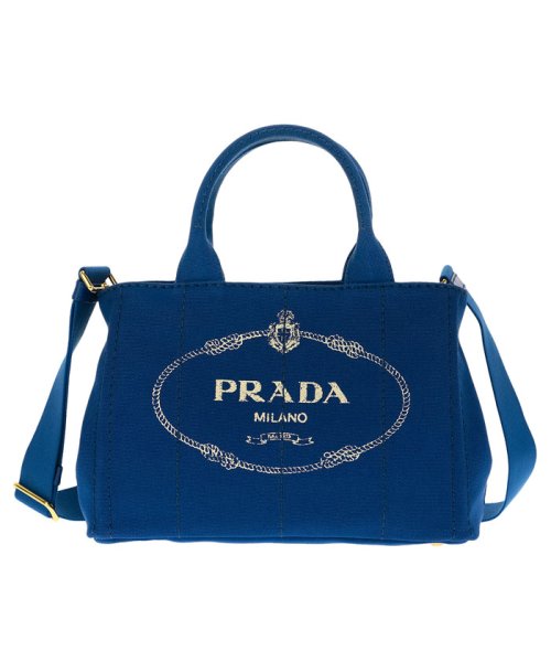 PRADA(プラダ)/プラダ　手提げ(ショルダー付)/ブルー