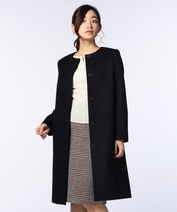 セール ビーバーノーカラーコート ノーリーズソフィー Nolley S Sophi Magaseek