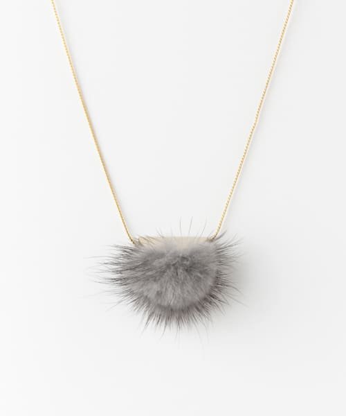 URBAN RESEARCH Sonny Label(アーバンリサーチサニーレーベル)/dix　FUR NECKLACE∴/グレー