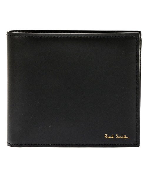 Paul Smith(ポールスミス)/ポールスミス　二つ折り財布(小銭入れ付)/ブラック