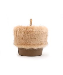 marjour(マージュール)/BAMBOO FUR BAG/グレージュ