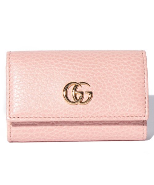 GUCCI(グッチ)/【GUCCI】プチ　マーモント　/　キーケース　【PERFECT　PINK】/ライトピンク