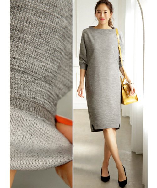 スタイルデリ Style Deli 変形ボートネックワンピース Magaseek