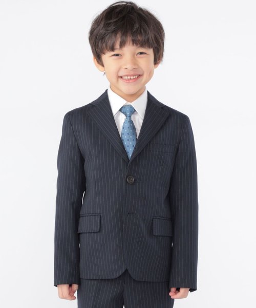 SHIPS KIDS(シップスキッズ)/SHIPS KIDS:ストライプ ジャケット(100～130cm)【OCCASION COLLECTION】/ネイビー