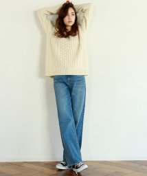 marjour(マージュール)/BASIC　WIDE　DENIM/ブルー