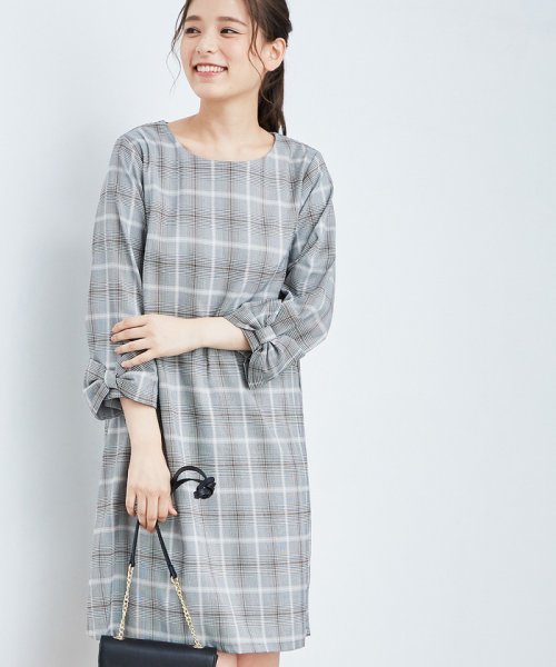セール 袖口リボンワンピース ロペピクニック Rope Picnic Magaseek