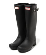 ＜マガシーク＞ ビームス ウィメン HUNTER / レインブーツ レディース BLACK 3 BEAMS WOMEN】