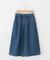 a.v.v(KID'S)(アー・ヴェ・ヴェキッズ)/[100−130]ベルト付ワイドパンツ[WEB限定サイズ]/ネイビー