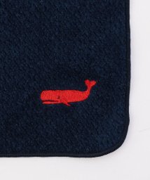 NOLLEY’S goodman(ノーリーズグッドマン)/クジラ刺繍タオルハンカチ/ネイビー