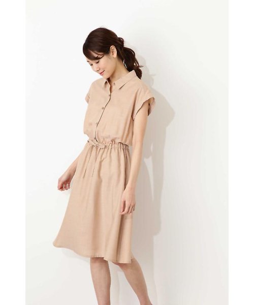 セール ドロストシャツワンピース ナチュラルビューティーベーシック Natural Beauty Basic Magaseek