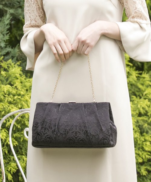 セール 結婚式 お呼ばれ対応 花柄ジャガードパーティーバッグ フォルムフォルマ Form Forma Magaseek