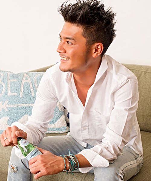 Cavaria 綿麻ホリゾンタルカラー長袖シャツ シャツ メンズ 長袖 綿麻 麻シャツ トップス カジュアルシャツ 薄い 薄手 夏 春 無地 ストライプ柄 白 キャバリア Cavaria Magaseek