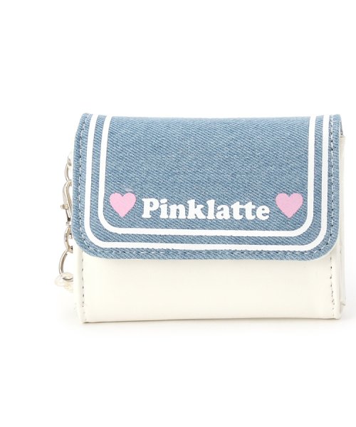 PINK-latte(ピンク　ラテ)/セーラーカラーパスケース/ブルー（492）