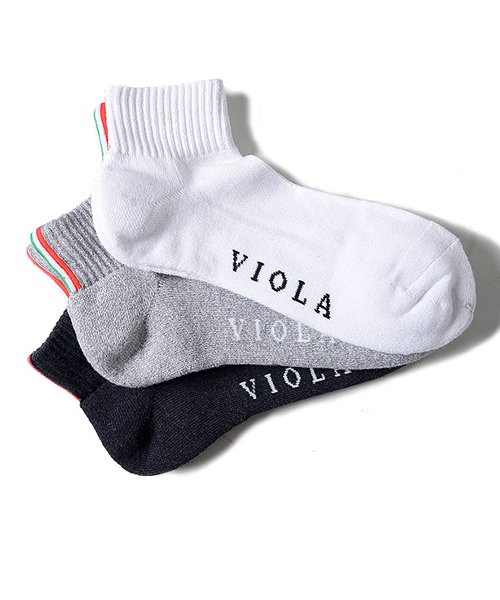 VIOLA(ヴィオラ)/VIOLA【ヴィオラ】イタリアンカラーライン3Pソックス/その他
