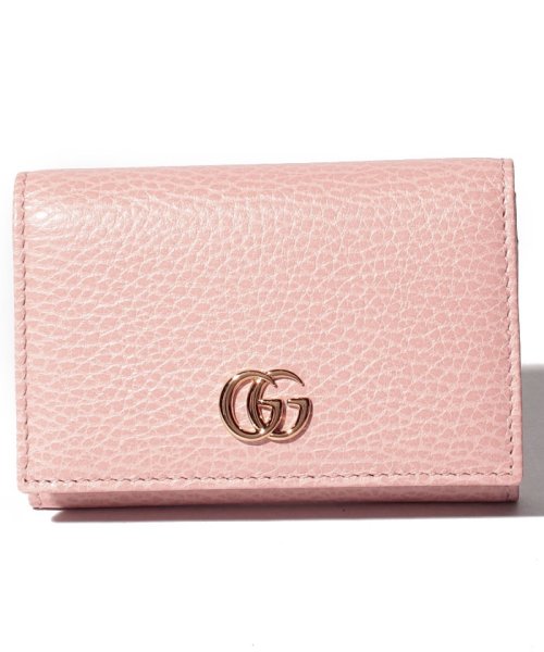GUCCI(グッチ)/【GUCCI】プチ　マーモント　/　カードケース　【PERFECT　PINK】/ピンク