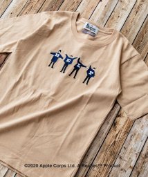 SHIPS MEN(シップス　メン)/SHIPS: THE BEATLES エンブロイダリー Tシャツ/ベージュ