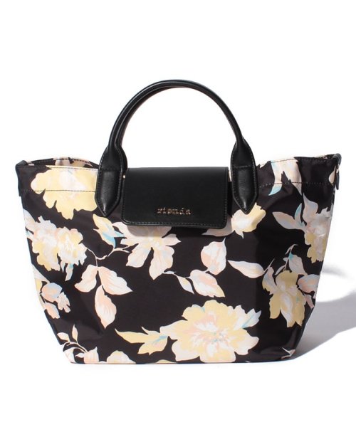 rienda(BAG)(リエンダ（バッグ）)/【rienda】AZALEA　FLOWER　PRINT　トートS/BK