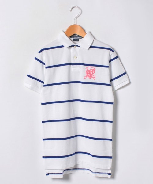 POLO RALPH LAUREN(POLO RALPH LAUREN)/ポロラルフローレン(メンズ)　ポロシャツ　半袖/ホワイトストライプ